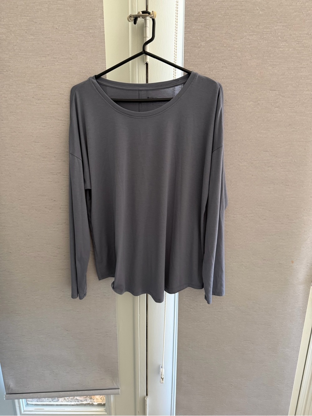 Athleta Women’s Long-Sleeve Crewneck Top — Gray